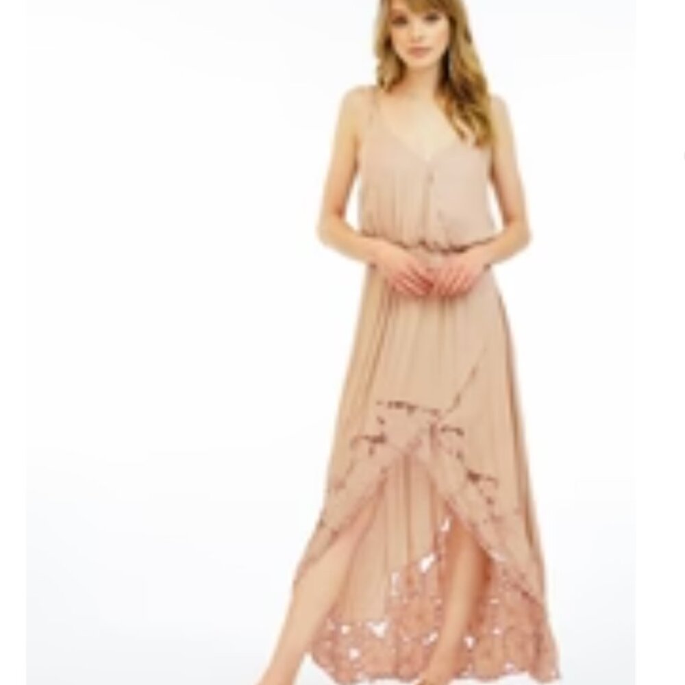 Tiare Hawaii Salt + Grace One Size Boardwalk Maxi Dress Embroidered